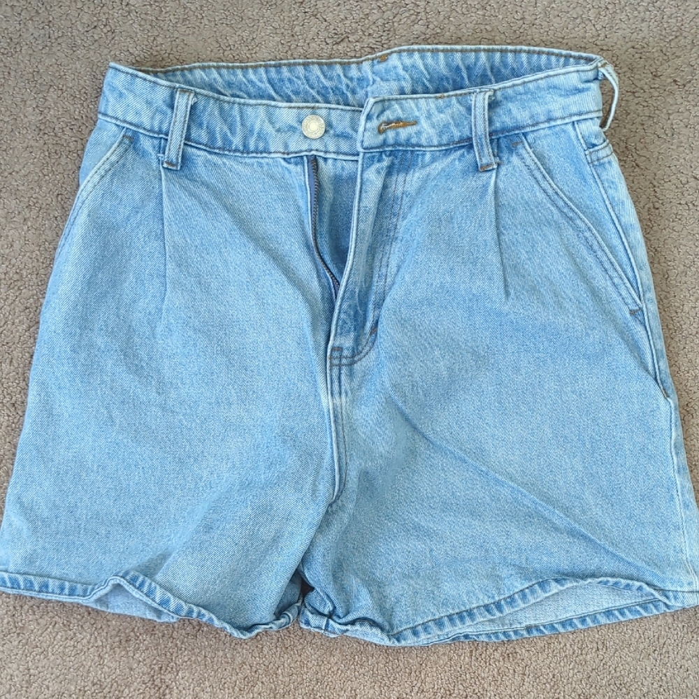 H&M Women's High Rise Denim Shorts
